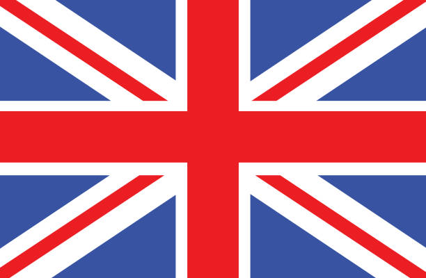 Vector illustration of the flag of United Kingdom.